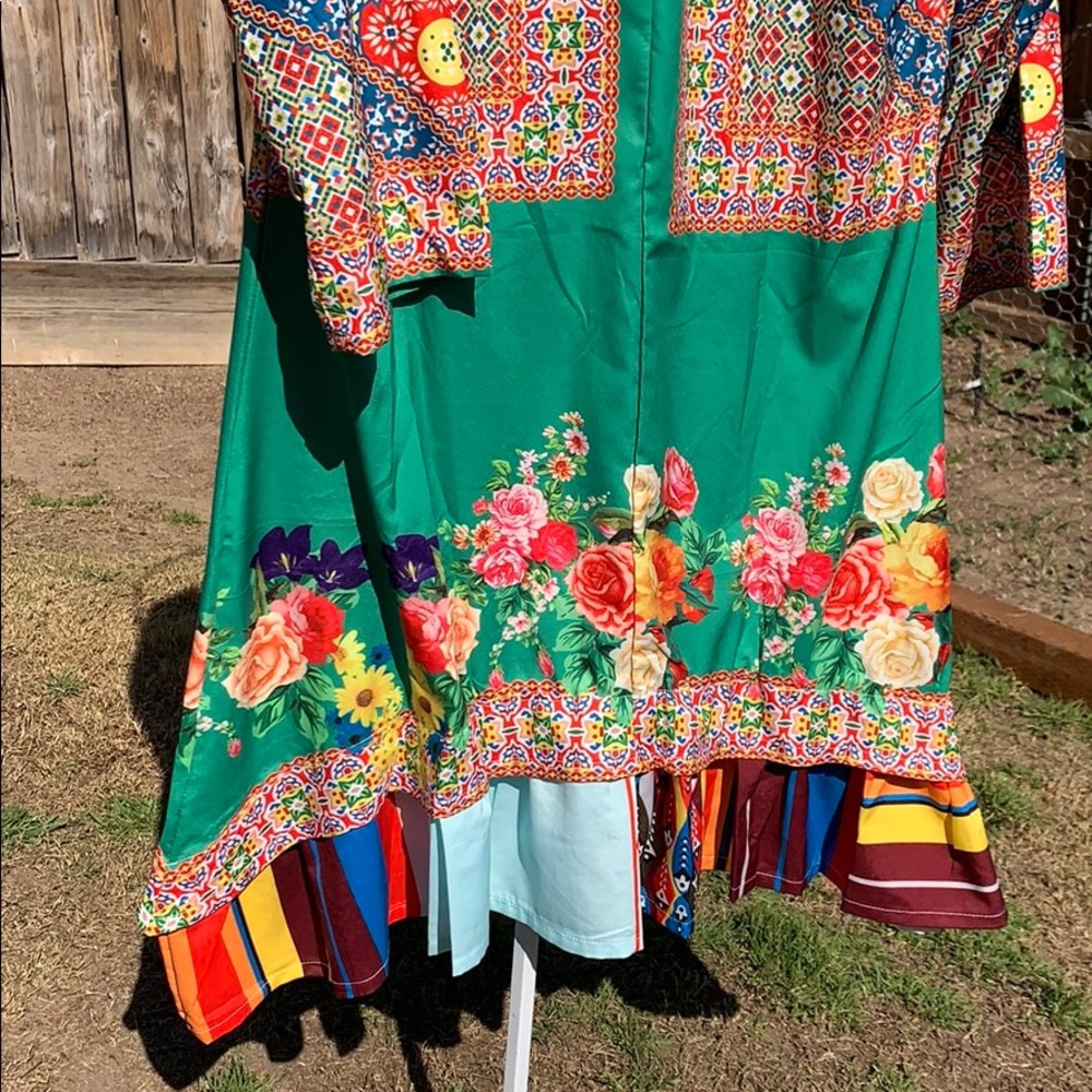 Colorful Boho Festival Dress 14-16 - Picture 3 of 7